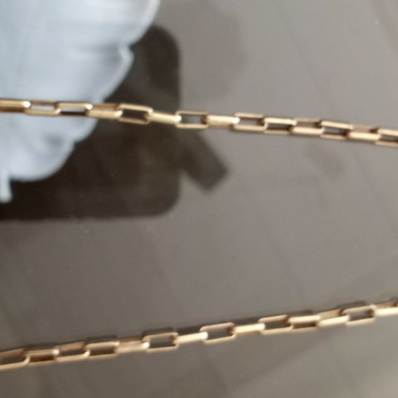 'Patricia Nash'  ARIANNA Russian Gold Paper clip link & Leather - Picture 7 of 10